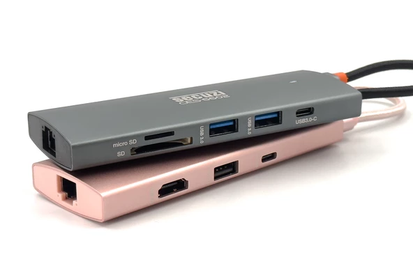 9in1 Type-C Docking Station / Hub - Resim 5