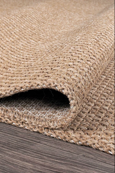 Naturel Jüt Halı Modern Örme Kilim Rusticana_3101 - Resim 3