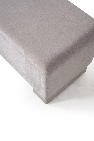 Side Lüks Sandıklı Yatak Ucu Pufu Bench - Resim 4