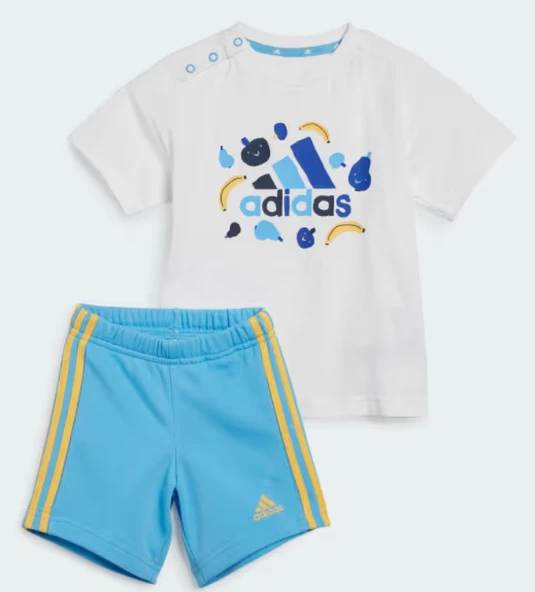 adidas Essentials Allower Print Kids Tişört Takımı IS2682 ürün görseli 1
