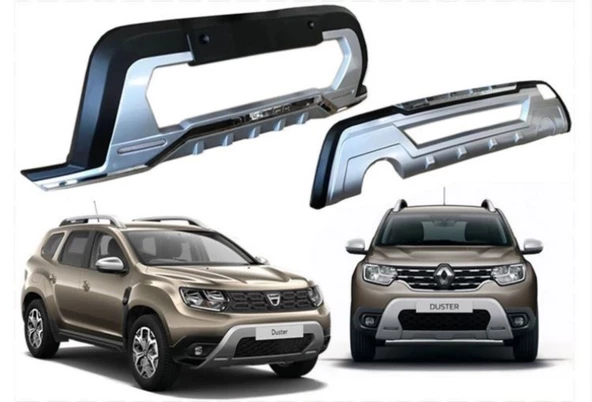 Dacia Duster Ön Arka Tampon Koruma ledli 2018-2020 Arası Uyumlu ürün görseli 1