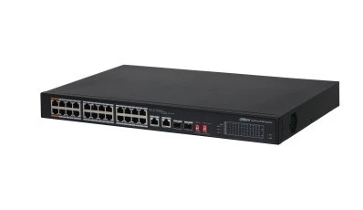 24port 240w Full Poe Pfs3226-24et-240 10/100 2x Uplınk-2x Sfp Yönetilemez Switch ürün görseli 1