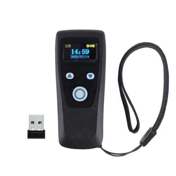VSK-150 2D KAREKOD 2.4G KABLOSUZ BARKOD OKUYUCU + MINI USB DONGLE ürün görseli 1