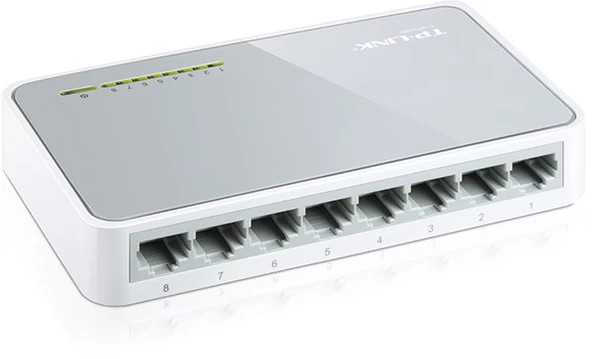 TP-Link TL-SF1008D 8 Port 10/100 Mbps Switch - Resim 2
