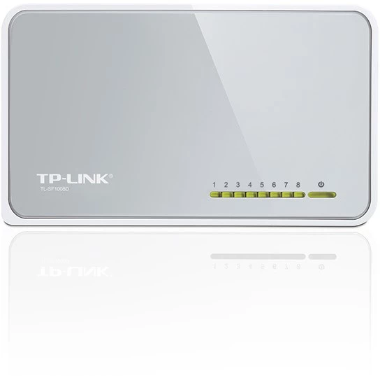 TP-Link TL-SF1008D 8 Port 10/100 Mbps Switch ürün görseli 1