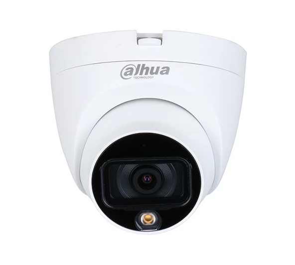 Hac-hdw1209tlq-led-0280b 2mp 2.8mm 1080p Hdcvi Full Color Ip67 Metal Dome(20MT) ürün görseli 1