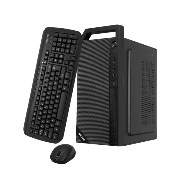 SC-1214 i3-12100 8GB 512GB 300W Dos Masaüstü Pc ürün görseli 1