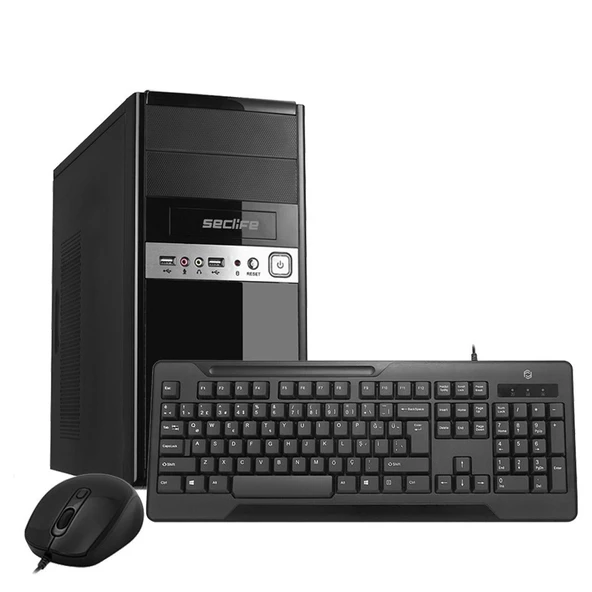 SC-4140 İ3-4130 8GB 240GB SSD Dos Masaüstü Pc ürün görseli 1