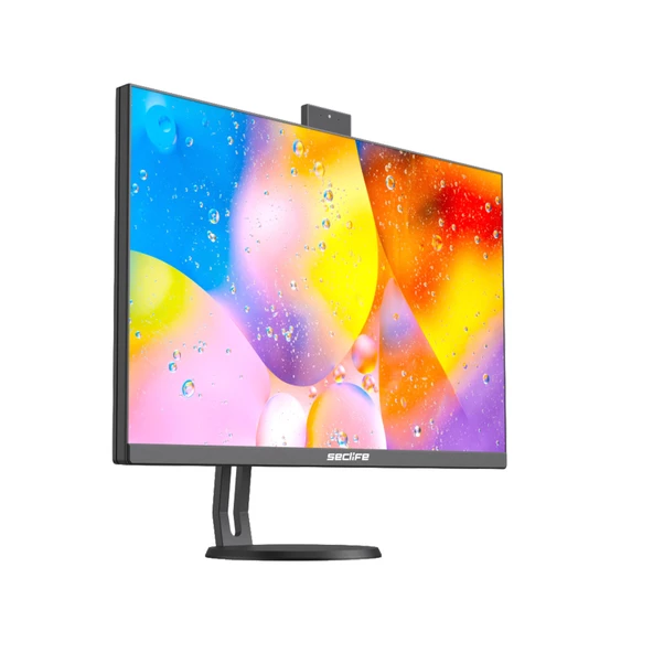 HBA-D6740B I5-12400 8GB 256GB SSD 27" Dos Siyah AIO Pc ürün görseli 1