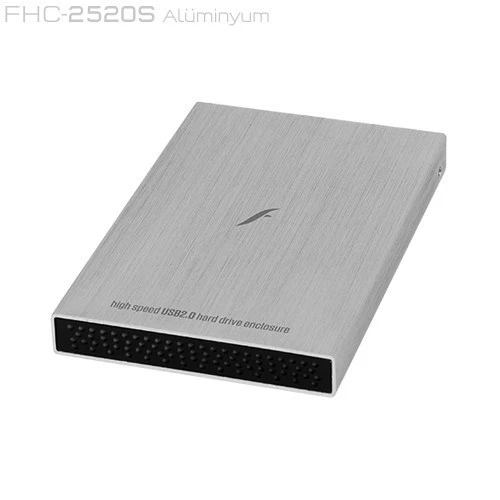 Fhc-2520s 2.5" Usb 2.0 Sata Aluminyum Gümüş ürün görseli 1