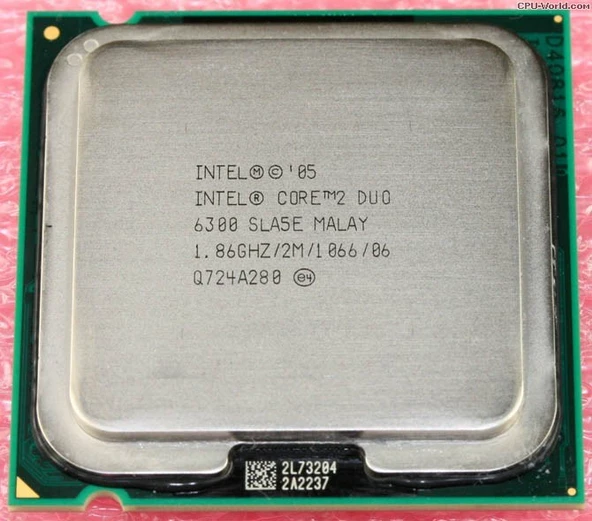 Pentium E6300 (1.86ghz) 775 Pin Işlemci Tray ürün görseli 1