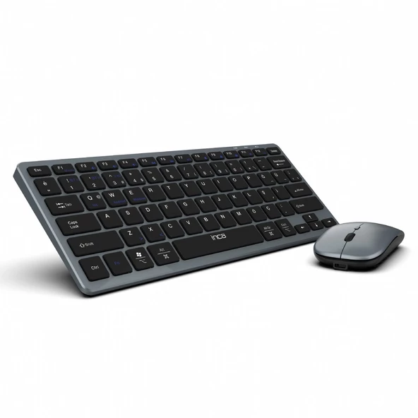 Inca IBK-572BT 2.4G Rechargeable SmartTv Bluetooth Kablosuz Klavye Mouse Set ürün görseli 1