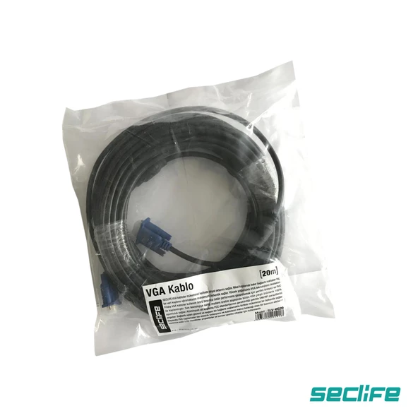 Seclife SLV-VG20 20M Vga Kablo - Resim 2