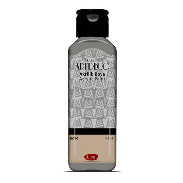Artdeco Akrilik Boya 140 ml 3705 GRAFİTİ GRİ ürün görseli 1