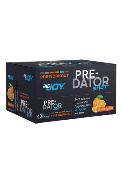 Bigjoy Sports Predator Shot Portakal 20 x 60ml ürün görseli 1