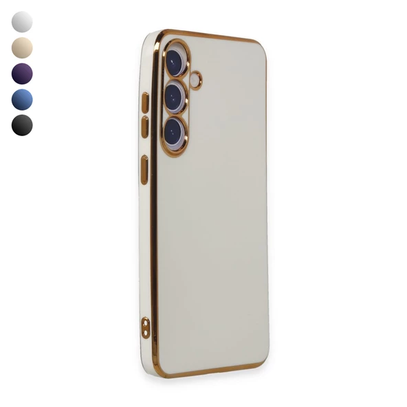 Samsung Galaxy S24 Kılıf Volet Luxury Seri Kamera Korumalı Silikon Kapak ürün görseli 1