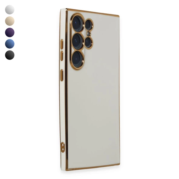 Samsung Galaxy S24 Ultra Kılıf Volet Luxury Seri Kamera Korumalı Silikon Kapak ürün görseli 1