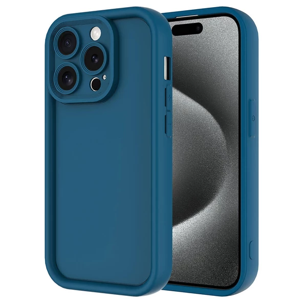 iPhone 15 Pro Max Kılıf Kamera Korumalı Ananas Kapak - Resim 8