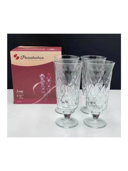 Paşabahçe 440492 Leafy Kokteyl Kadehi 445 cc 4'lü ürün görseli 1