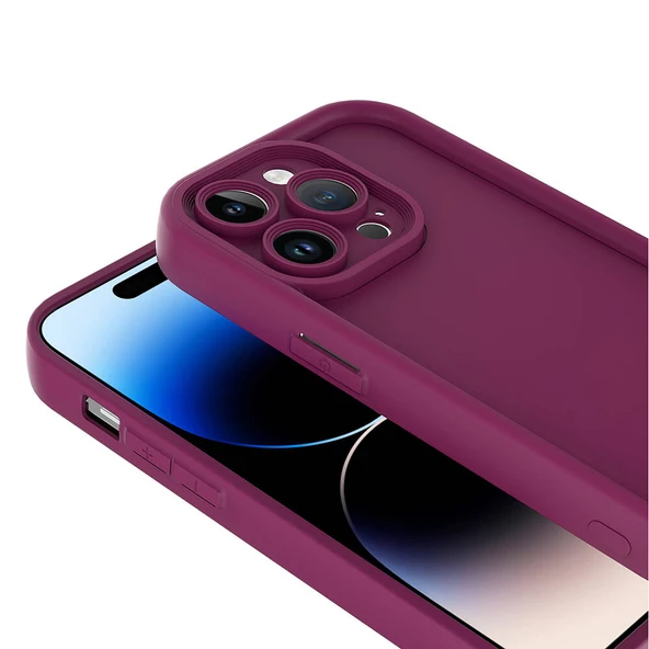 iPhone 14 Pro Kılıf Kamera Korumalı Ananas Kapak - Resim 7