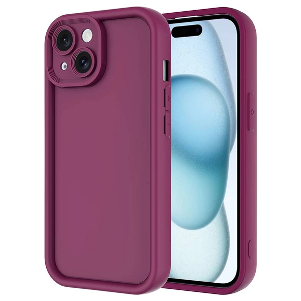 iPhone 14 Kılıf Kamera Korumalı Ananas Kapak - Resim 12