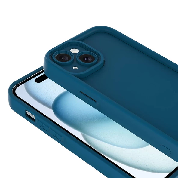 iPhone 13 Kılıf Kamera Korumalı Ananas Kapak - Resim 7