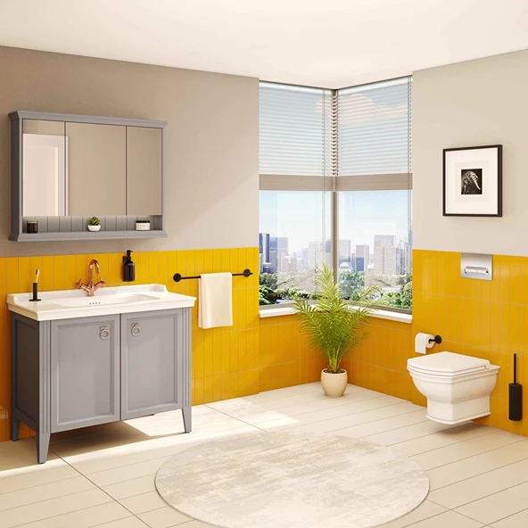 VitrA Juno A4086226 Lavabo Bataryası, Bakır - Resim 4