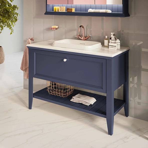 VitrA Juno A4086226 Lavabo Bataryası, Bakır - Resim 3