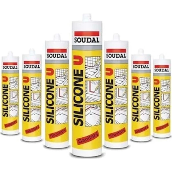 Soudal Şeffaf Silikon 280 gr 30 Adet Hr 1757 ürün görseli 1