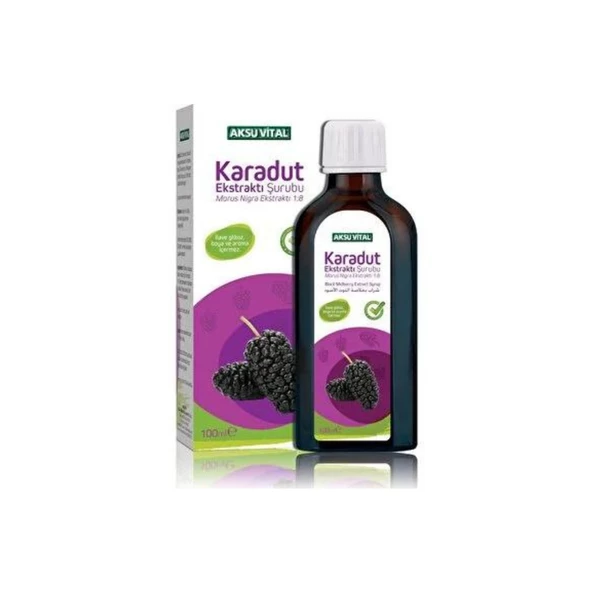 Aksu Vital Karadut Ekstratı 100 ml 1 ADET ürün görseli 1