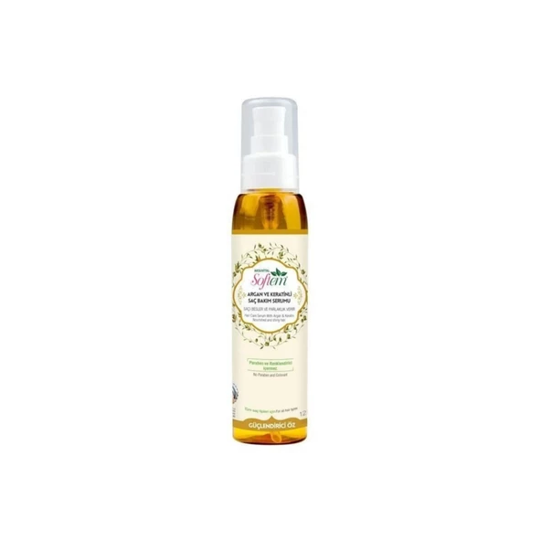 Softem Argan ve Keratinli Saç Bakım Serumu ürün görseli 1