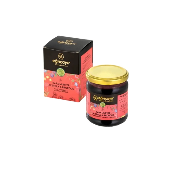 Eğriçayır Kara Mürver+Acelora+Propolis 225 gr 1 ADET ürün görseli 1