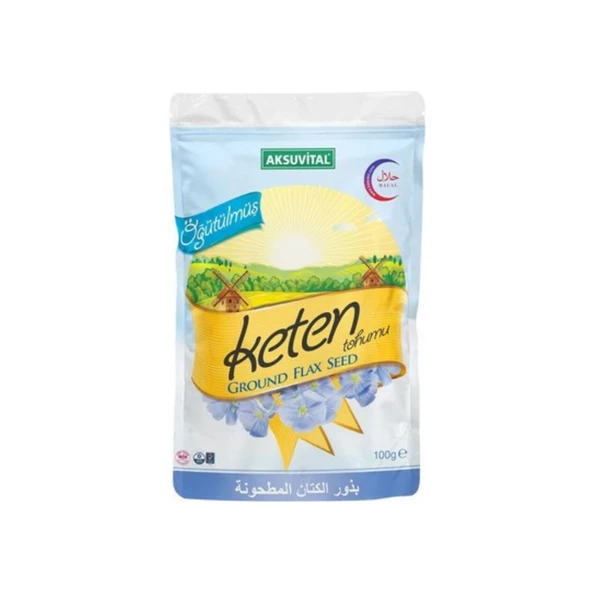 Aksu Vital Öğütülmüş Keten Tohumu 100 gr 1 ADET ürün görseli 1