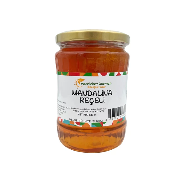 Vafi Reçel Serisi Mandalina Reçeli 700 gr  1 ADET ürün görseli 1