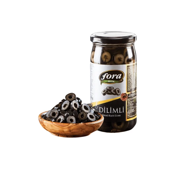 Fora Dilimli Siyah Zeytin 345 gr 1 ADET ürün görseli 1