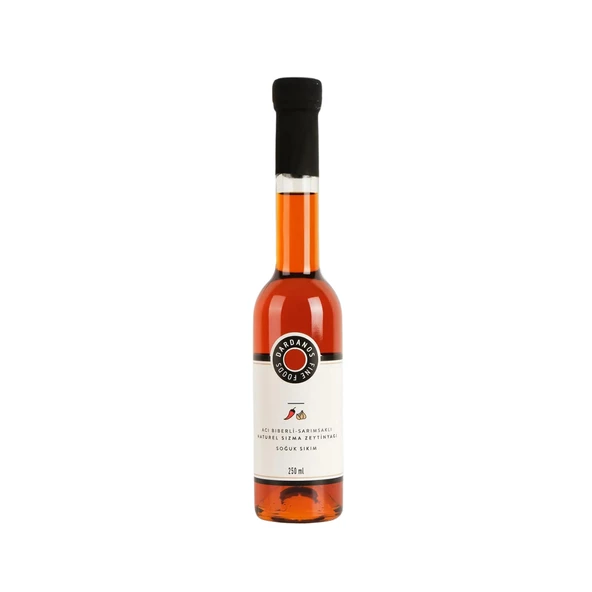 Dardanos Acı Biberli Sarımsaklı Naturel Sızma Zeytinyağı 250 ml 1 ADET ürün görseli 1