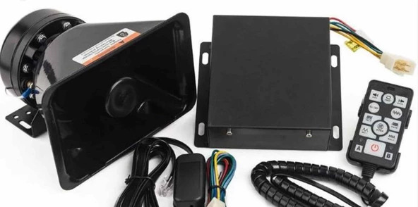 Profesyonel Siren Uzaktan Kumandalı 200w İthal ürün görseli 1