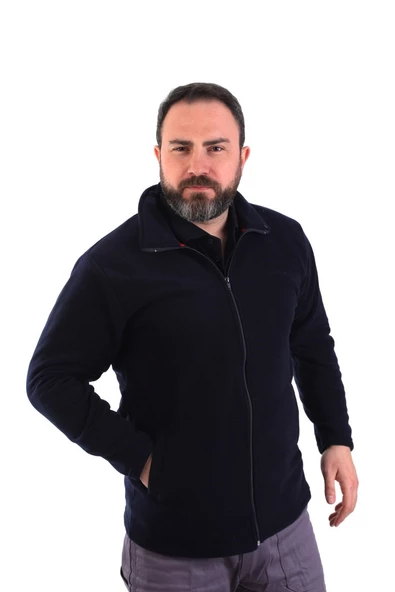 ESER - Fermuarlı Polar Mont - Lacivert ürün görseli 1