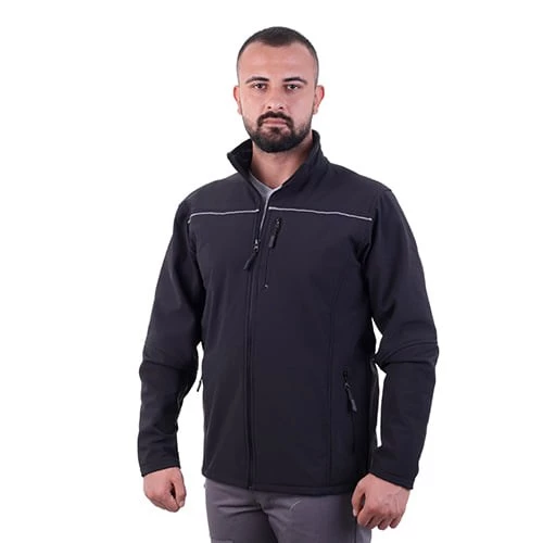 ESER - Softshell Yönetici Montu - Siyah ürün görseli 1