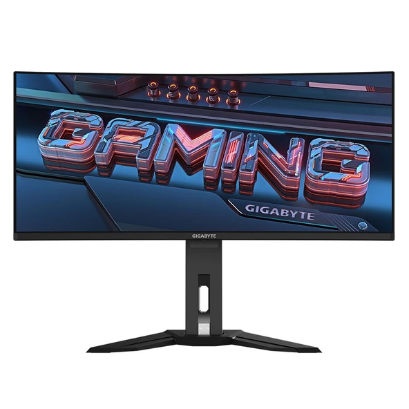 GIGABYTE MO34WQC2 34" 240Hz 0.03MS 3440x1440 HDR400 Kavisli QD-OLED Oyuncu Monitör ürün görseli 1