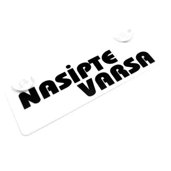 Nasipte Varsa  Yazılı Sök Tak Dekor Plaka ürün görseli 1