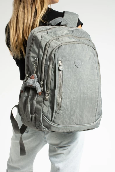 571 collections Ultra Hafif Çok Cepli Su Geçirmez Sırt Çantası Unisex Gri (Model: 571-1D) ürün görseli 1