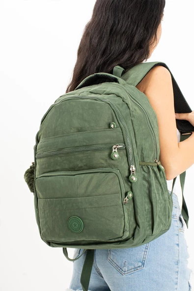 571 collections Ultra Hafif Çok Cepli Orta Boy Sırt Çantası Unisex Yeşil (Model: 571-3E) ürün görseli 1