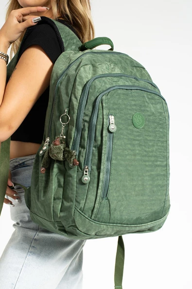 571 collections Ultra Hafif Çok Cepli Su Geçirmez Sırt Çantası Unisex Haki Yeşili (Model: 571-1D) ürün görseli 1