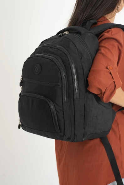 571 collections Ultra Hafif Orta Boy Sırt Çantası Unisex Siyah (Model: 571-3C) ürün görseli 1
