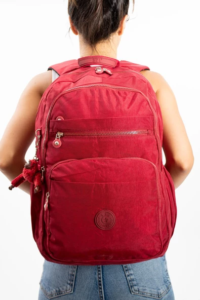 571 collections Ultra Hafif Çok Cepli Su Geçirmez Sırt Çantası Unisex Kırmızı (Model: 571-1B) ürün görseli 1