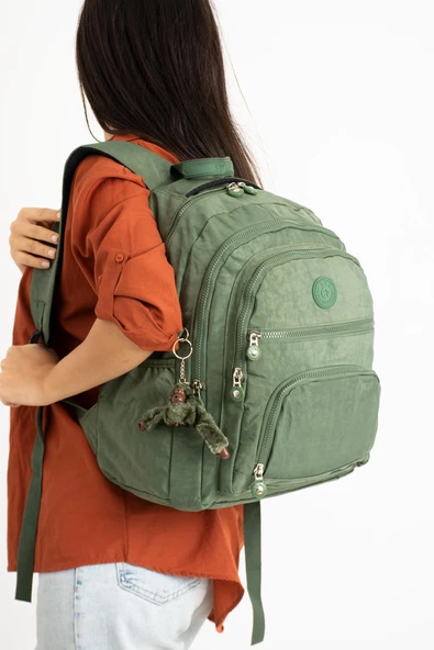 571 collections Ultra Hafif Orta Boy Sırt Çantası Unisex Yeşil (Model: 571-3C) ürün görseli 1