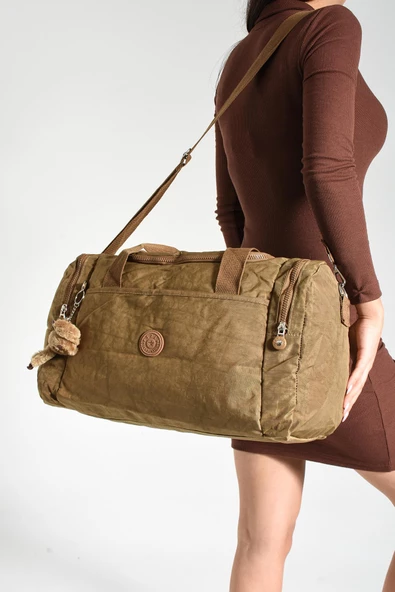 571 collections Ultra Hafif Unisex Su Geçirmez Seyahat Spor Çantası Taba (Model: 571-7B) ürün görseli 1