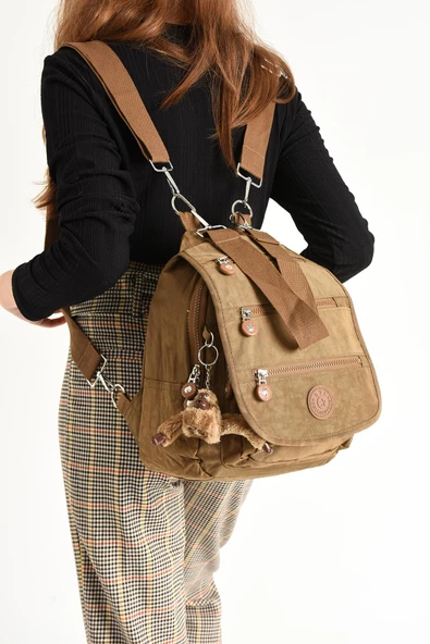 571 collections Ultra Hafif Kadın Sırt ve El Çantası Taba (Model: 571-5A) ürün görseli 1