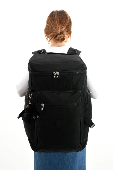 571 collections Büyük Boy Ultra Hafif Çok Bölmeli Dağcı Çantası Siyah (Model: 571-7D) ürün görseli 1